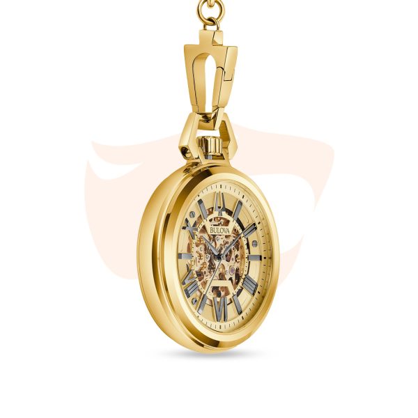 Relógio de Bolso Bulova Sutton Dourado 97A178N