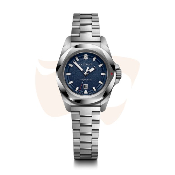 Relógio Victorinox I.N.O.X. Small Prata e Azul 242038