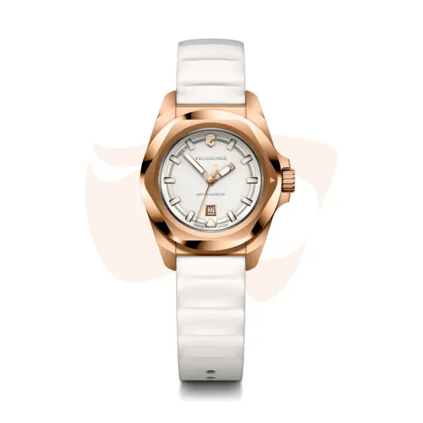 Relógio Victorinox I.N.O.X. Small Rose Gold Branco 242037