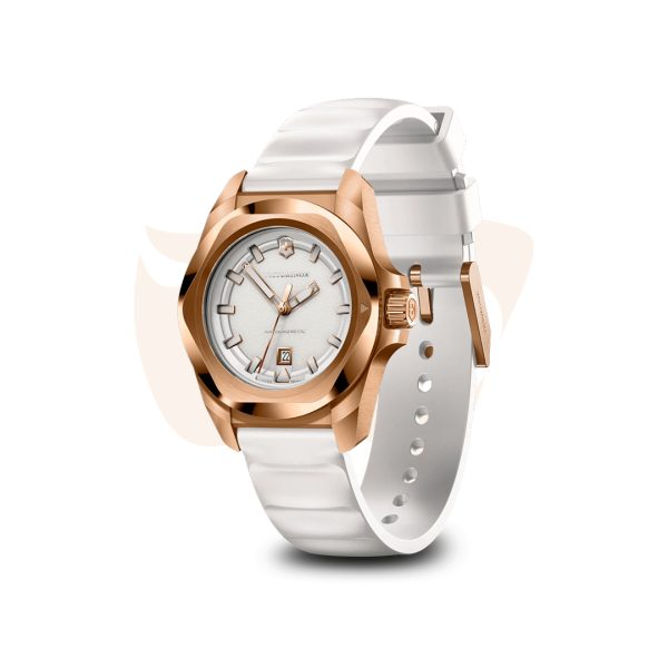 Relógio Victorinox I.N.O.X. Small Rose Gold Branco 242037