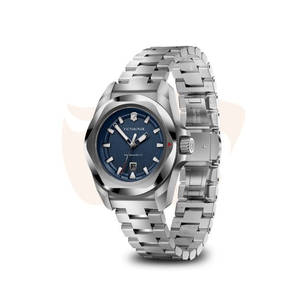Relógio Victorinox I.N.O.X. Small Prata e Azul 242038