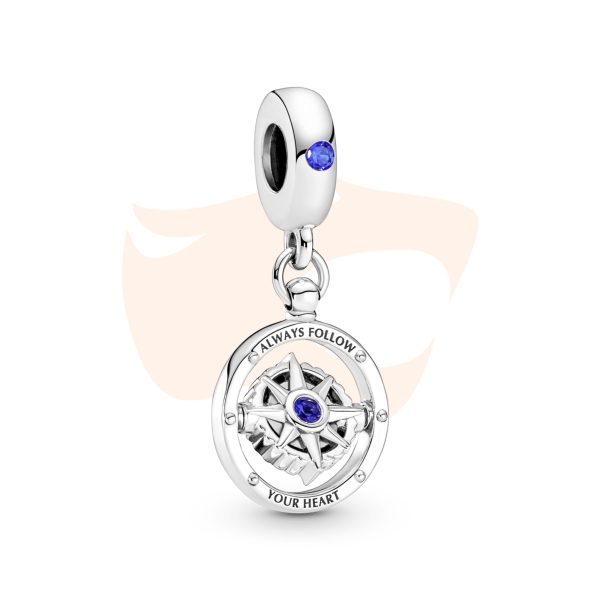 Charm Pandora Pendente Bússola Giratória 790099C01