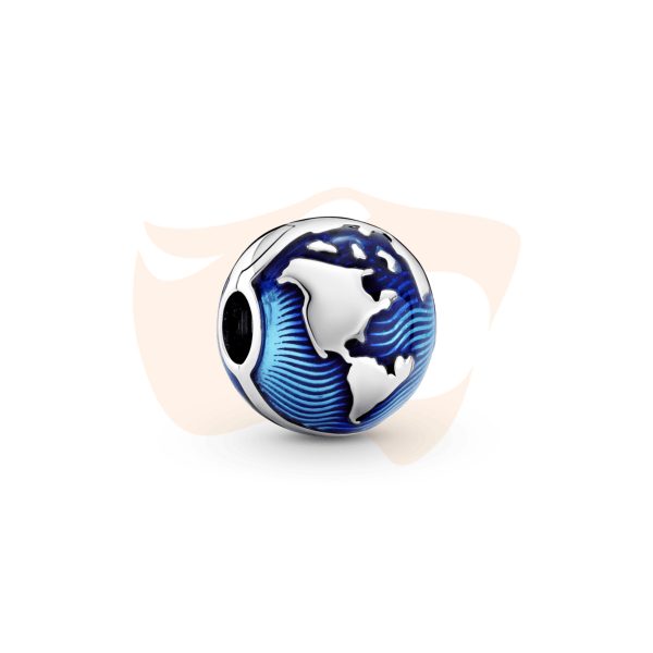 Charm Pandora Separador Clip Planeta Azul 799429C01
