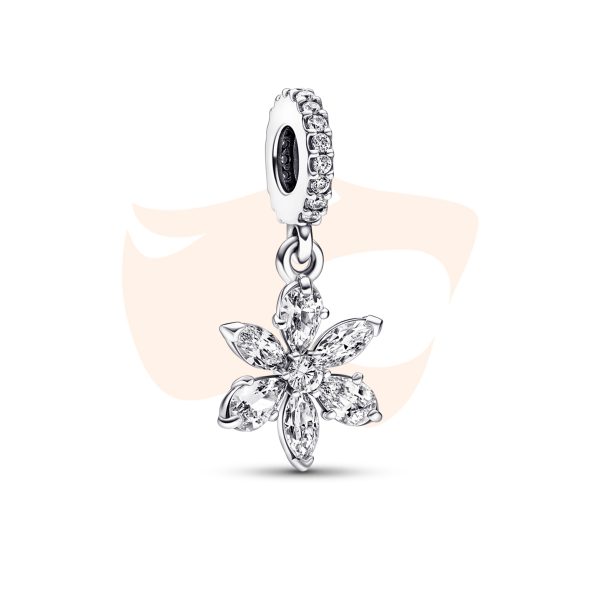 Pingente Pandora Charm Pandora Flor Botânica 792382C01