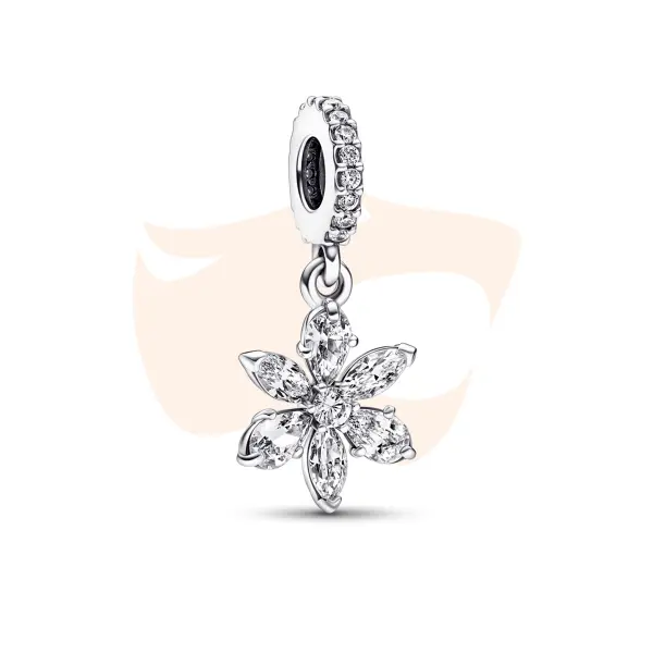 Pingente Pandora Charm Pandora Flor Botânica 792382C01