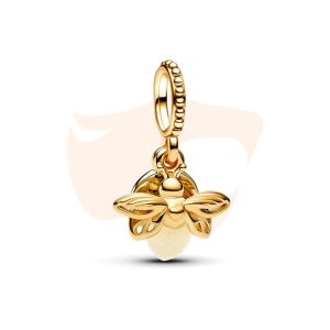 Charm Pandora Pendente Vaga-Lume Dourado (Brilha No Escuro) 769352C01