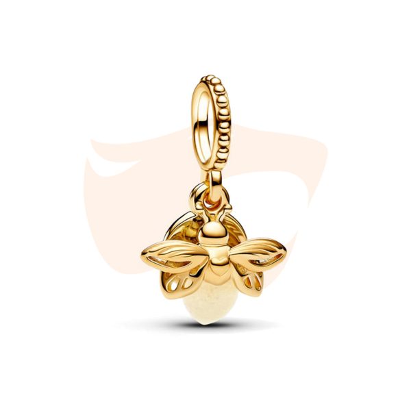 Charm Pandora Pendente Vaga-Lume Dourado (Brilha No Escuro) 769352C01