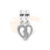 Charm Pandora Pendente Coração da Amizade 792743C01