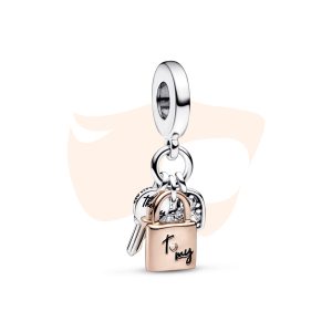 Charm Pandora Pendente Cadeado e Chave 782506C01
