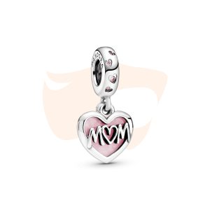 Charm Pandora Pendente Te Amo Mãe 798887C01