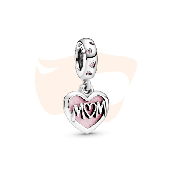 Charm Pandora Pendente Te Amo Mãe 798887C01