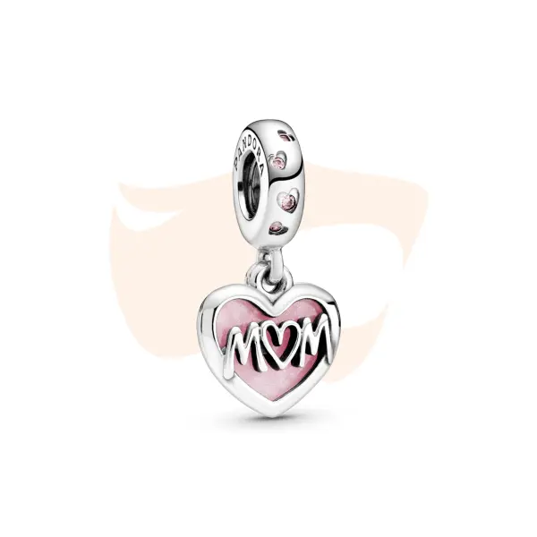 Charm Pandora Pendente Te Amo Mãe 798887C01