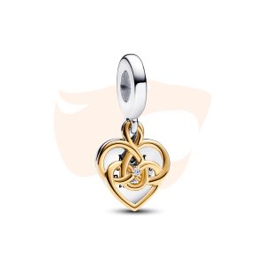 Charm Pandora Pendente I Love You Mom 763237C01