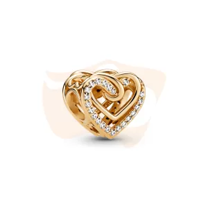 Charm Pandora Separador Corações Entrelaçados 769270C01