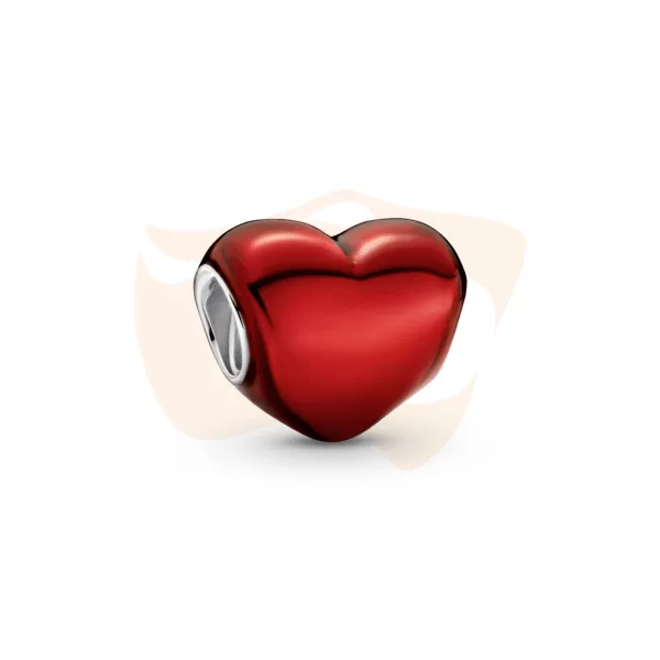 Charm Pandora Separador Coração Vermelho 799291C02
