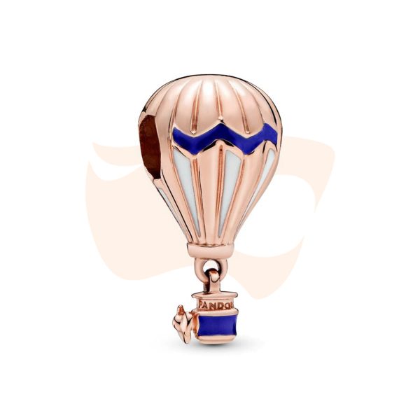 Charm Pandora Separador Rosê Balão Azul 788055ENMX