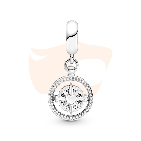 Charm Pandora Pendente Bússola Giratória 790099C01