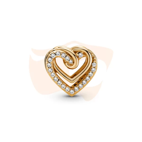 Charm Pandora Separador Corações Entrelaçados 769270C01