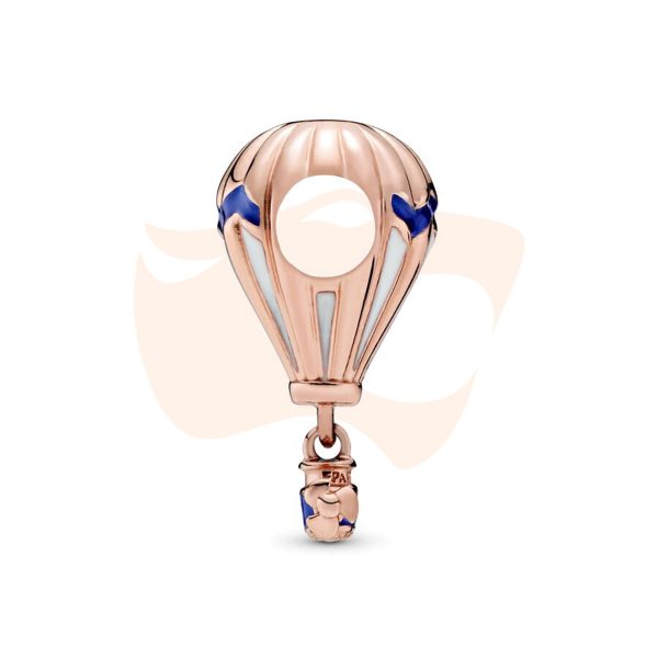 Charm Pandora Separador Rosê Balão Azul 788055ENMX