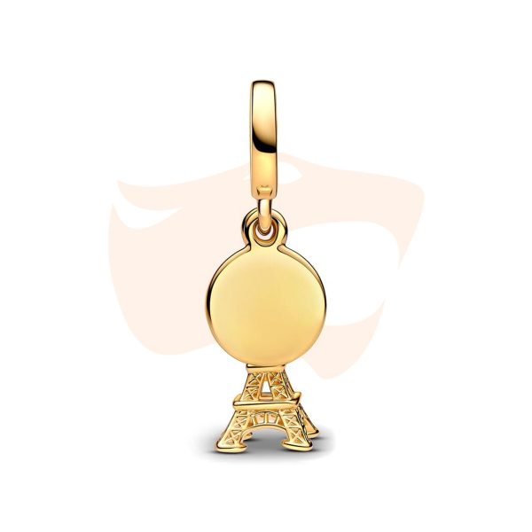 Charm Pandora Pendente Torre Eiffel Ouro 763344C01