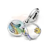 Charm Pendente Papagaio e Praia Brasil 798919C01