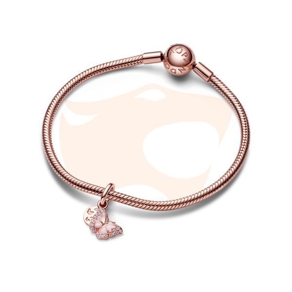 Charm Pandora Pendente Borboleta Rosê 782555C01