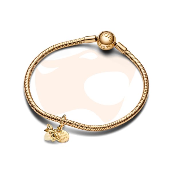 Charm Pendente Vaga-Lume Dourado (Brilha No Escuro) 769352C01