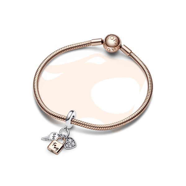 Charm Pandora Pendente Cadeado e Chave 782506C01