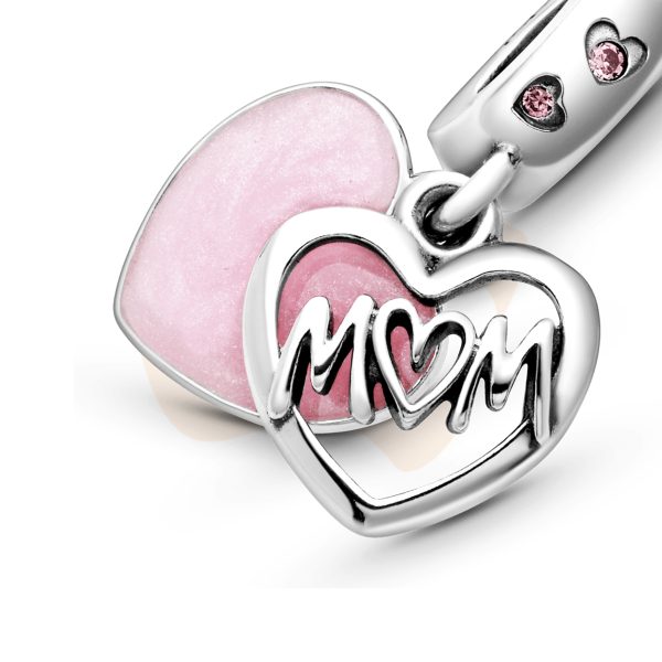 Charm Pandora Pendente Te Amo Mãe 798887C01