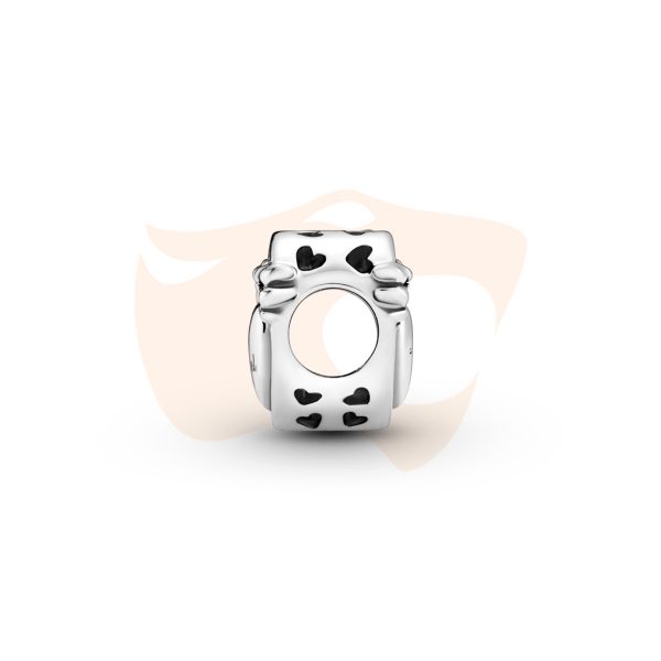 Charm Pandora Separador Coração Asa de Anjo 799367C00
