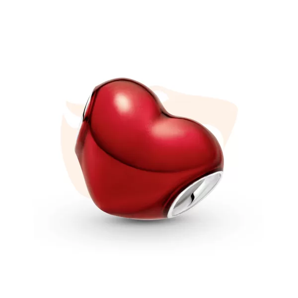 Charm Pandora Separador Coração Vermelho 799291C02