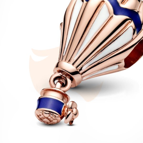 Charm Pandora Separador Rosê Balão Azul 788055ENMX
