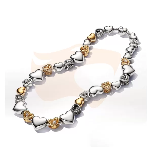 Charm Pandora Separador Corações Entrelaçados 769270C01