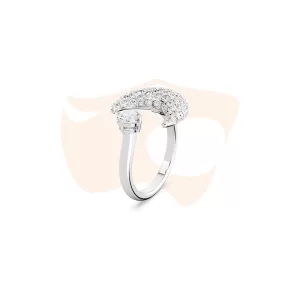 Anel Swarovski Luna Branco 5666176