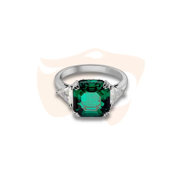 Anel Swarovski Attract Trilogy Verde 5515712