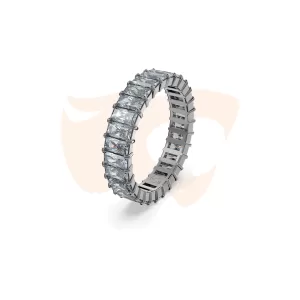 Anel Swarovski Matrix Lapidação Baguete Cinzento 5648915