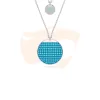 Colar Swarovski Ginger Duplo Azul 5642942