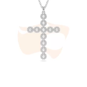 Colar Swarovski Insigne Cruz com Lapidações Mistas 5675573