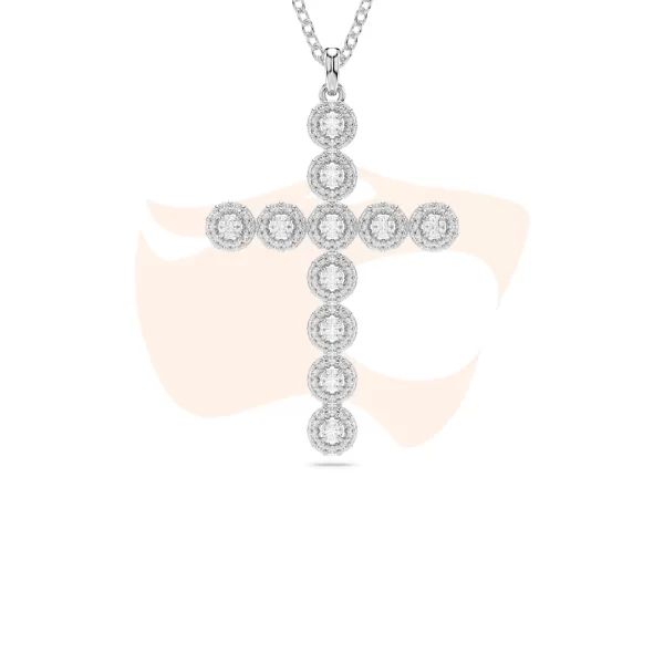 Colar Swarovski Insigne Cruz com Lapidações Mistas 5675573