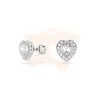 Brincos Stud Coração Ariana Grande x Swarovski 5720859