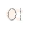 Brinco Swarovski Argola Millenia Prateado 5602230
