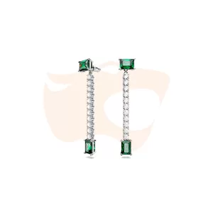 Brinco Swarovski Matrix Drop Verde – 5665786