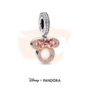 Charm Pandora Pendente Disney Minnie - Prata e Rosê 782615C01