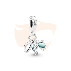 Charm Pendente Pandora Peixe, Tartaruga Marinha e Concha 791697C01