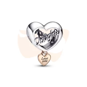 Charm Separador Pandora Te Amo Filha 782327C00