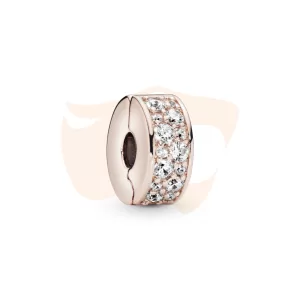 Charm Pandora Clip Rose Elegância 781817CZ