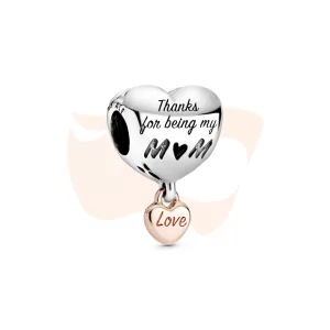 Charm Separador Pandora Obrigado Por Ser Minha Mãe 788830C00