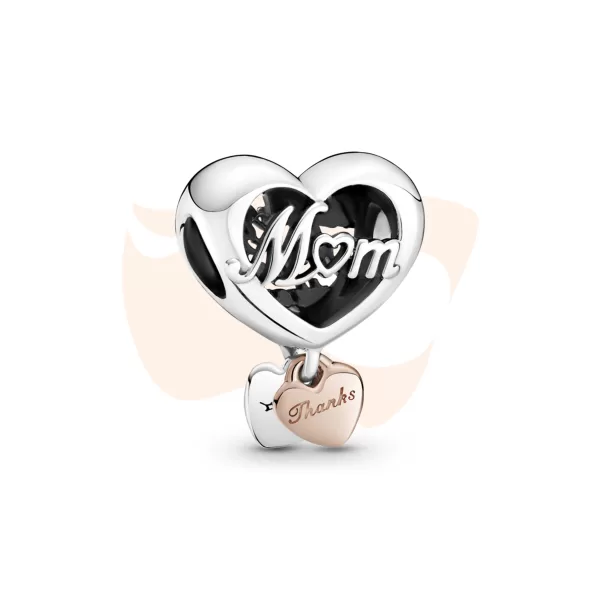 Charm Pandora Separador Mamãe, Obrigado 789372C00