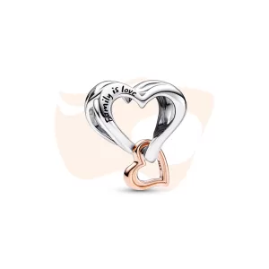 Charm Pandora Separador Corações Vazados 782642C00