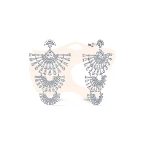 Brinco Swarovski Sparkling Triple Drop 5568008